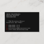 Visitekaartjes voor de chemie van apothekers (Achterkant)