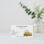 Visitekaartjes voor de constructie van plakmachine (Staand voorkant)