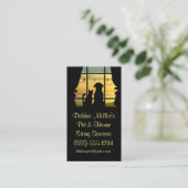 Visitekaartjes voor de Cute House en Pet Sitting (Staand voorkant)