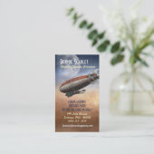 Visitekaartjes voor de gezagvoerder (verticaal) (Staand voorkant)