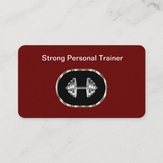 Visitekaartjes voor de koelste persoonlijke traini (Voorkant)