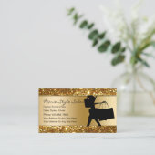 Visitekaartjes voor de Mode en de haarverzorging v (Staand voorkant)