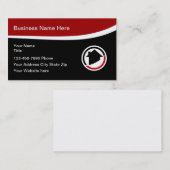 Visitekaartjes voor de moderne infrastructuur van  (Voorkant / Achterkant)