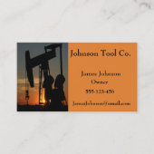 Visitekaartjes voor de olie- en gasindustrie 2 zij (Voorkant)