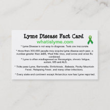 Visitekaartjes voor de opsporing van de ziekte van