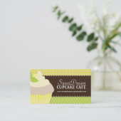 Visitekaartjes voor de perskoeken van taarten (Staand voorkant)