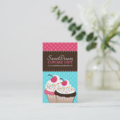 Visitekaartjes voor de perskoeken van taarten (Staand voorkant)