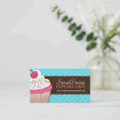 Visitekaartjes voor de perskoeken van taarten (Staand voorkant)