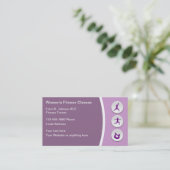 Visitekaartjes voor de persoonlijke opleiding van (Staand voorkant)