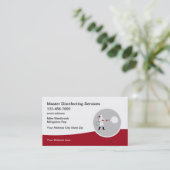 Visitekaartjes voor de reiniging van het Bio-virus (Staand voorkant)