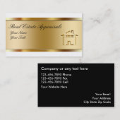 Visitekaartjes voor de taxatie van onroerend goed (Voorkant / Achterkant)