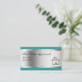 Visitekaartjes voor de taxatie van onroerend goed (Staand voorkant)