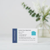 Visitekaartjes voor de taxatie van onroerend goed (Staand voorkant)