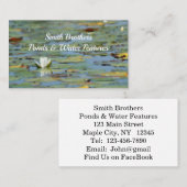 Visitekaartjes voor de Waterverf van de waterlieve (Voorkant / Achterkant)