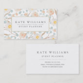 Visitekaartjes voor de Waterverf van Floral (Voorkant / Achterkant)