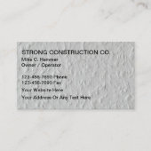 Visitekaartjes voor de wolbouw (Voorkant)