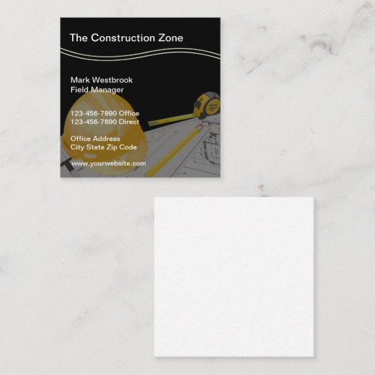 Visitekaartjes voor de wolbouw (Voorkant / Achterkant)