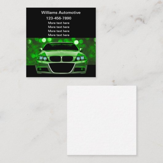 Visitekaartjes voor de wolindustrie (Voorkant / Achterkant)