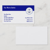 Visitekaartjes voor de zeescheepvaart (Voorkant / Achterkant)