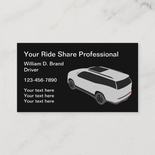 Visitekaartjes voor delen met glanzend profiel (Voorkant)