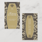 Visitekaartjes voor dempertorium van de binnenkant (Voorkant / Achterkant)