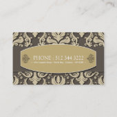 Visitekaartjes voor dempertorium van de binnenkant (Achterkant)