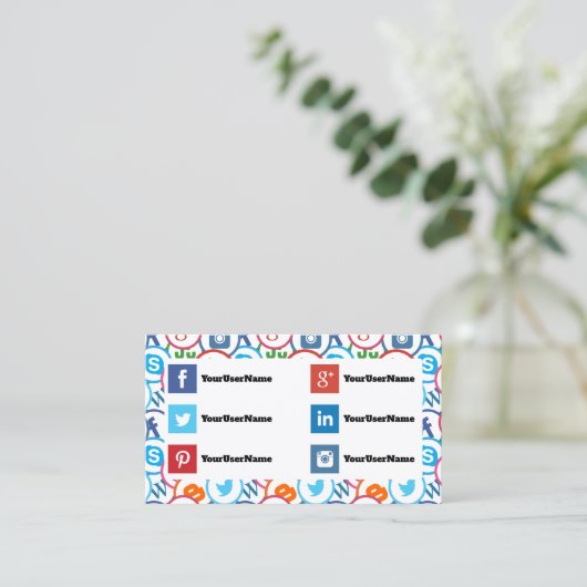 Visitekaartjes voor deskundigen op het gebied van  (Staand voorkant)