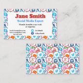 Visitekaartjes voor deskundigen op het gebied van  (Voorkant / Achterkant)