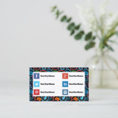 Visitekaartjes voor deskundigen op het gebied van  (Staand voorkant)