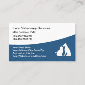 Visitekaartjes voor dierenartsafspraak (Voorkant)