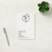 visitekaartjes voor dierenartsen post-it® notes (Kantoor)