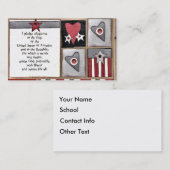 visitekaartjes voor docenten (Voorkant / Achterkant)