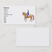 Visitekaartjes voor Dressage Horse (Voorkant / Achterkant)