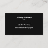  Visitekaartjes voor drivers (Achterkant)