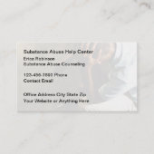 Visitekaartjes voor drugsmisbruik (Voorkant)