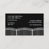 Visitekaartjes voor dubbelzijdige afdichtingsservi (Achterkant)