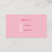 Visitekaartjes voor een hondenwandelaar / hondenze (Achterkant)