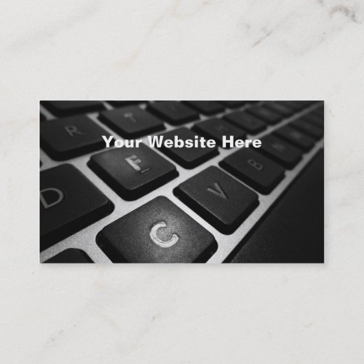 Visitekaartjes voor eenvoudige computers (Achterkant)