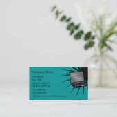 Visitekaartjes voor eenvoudige computers (Staand voorkant)