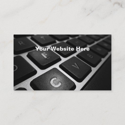 Visitekaartjes voor eenvoudige computers (Achterkant)