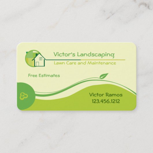 Visitekaartjes voor eigen onderhoud (Voorkant)