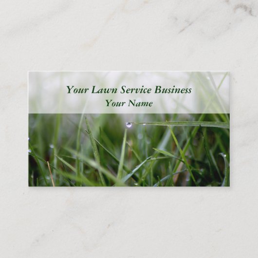 Visitekaartjes voor eigen services (Voorkant)