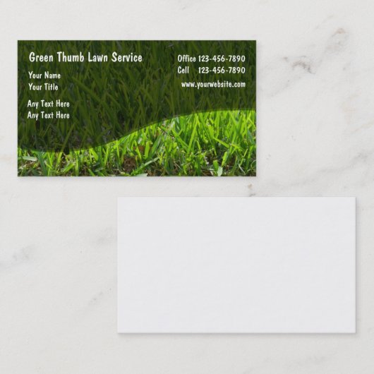 Visitekaartjes voor eigen verzorging (Voorkant / Achterkant)