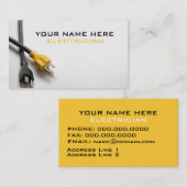 Visitekaartjes voor elektriciens (Voorkant / Achterkant)