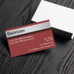 Visitekaartjes voor elektriciens