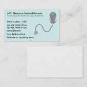 Visitekaartjes voor elektronische medische dossier (Voorkant / Achterkant)