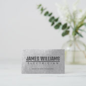 Visitekaartjes voor elektroslogans (Staand voorkant)