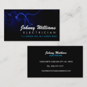 Visitekaartjes voor elektroslogans (Voorkant / Achterkant)