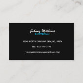 Visitekaartjes voor elektroslogans (Achterkant)