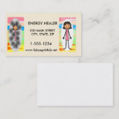 Visitekaartjes voor energieverwarming (Voorkant / Achterkant)